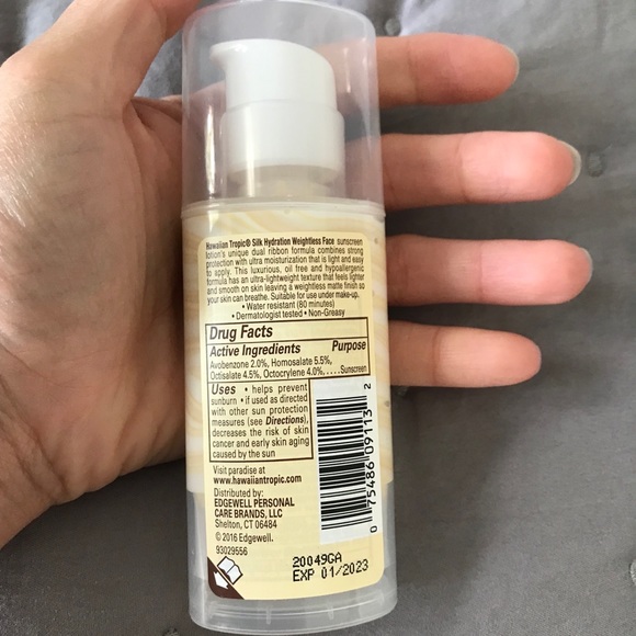 Hawaiian Tropic Makeup Hawaiian Tropic Weightless Face Sunscreen